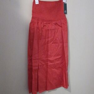Wild Fable Vibrant Red A-Line Skirt